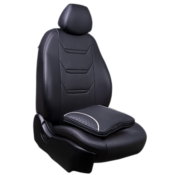 Одеяло стеганное Кожа микрофибра Lord Autofashion (31001 Чёрный)