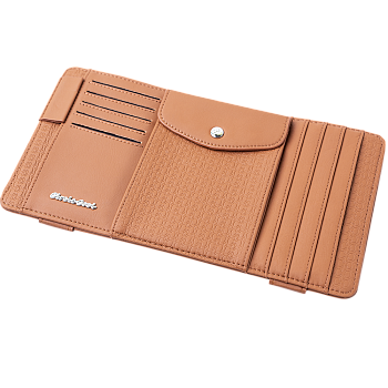 Органайзер на козырек Кожа микрофибра ВС Lord Autofashion (36101 Абрикосовый)