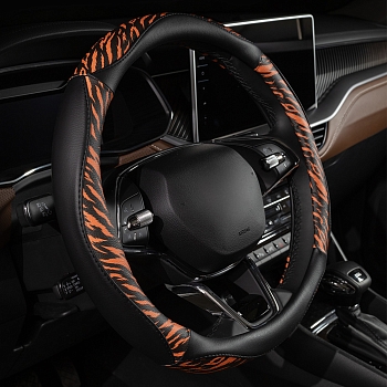 Оплетка на руль каркасная Кожа полиуретан Lord Autofashion (8684 Тигр М)