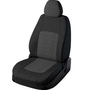 Чехлы на сиденья Lord AutoFashion для автомобиля Mazda CX-5 -2, 09.2016, KF, РЗС40/20/40+подлок., 3Г Турин Жаккард Чёрный / Тома Серый